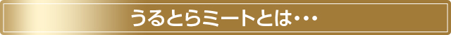 うるとらミートとは・・・